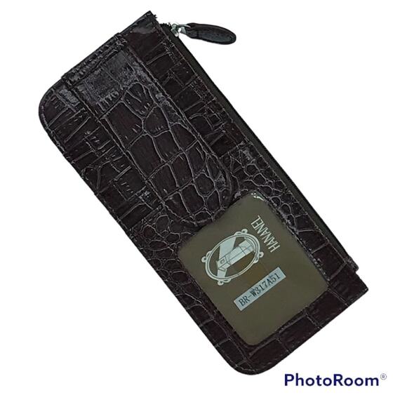 HANANEL Croc Wallet/Credit Card Holder - Picture 2 of 2